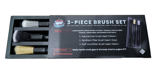 3 - PIECE BRUSH SET