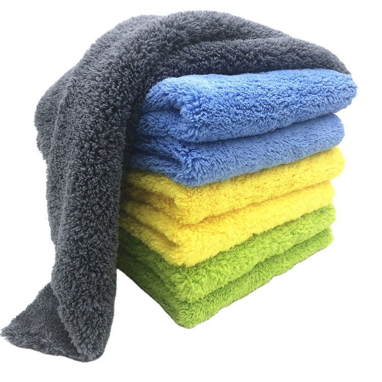 16"X16" Edgeless Korean plush 500 GSM auto detailing towels. 1-pack