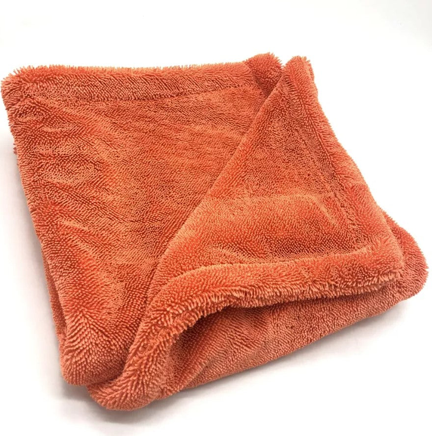 20"X32" Microfiber car drying towel. Twisted Loop 1400 GSM - 1 pack.